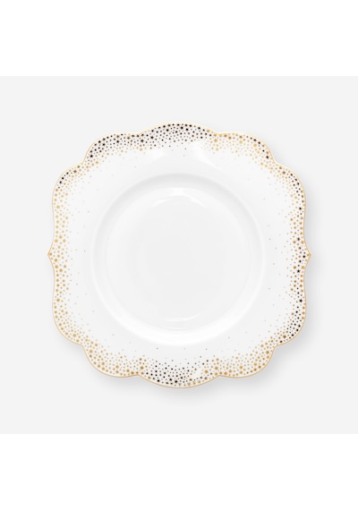 Beyaz Porselen Kahvaltı Tabağı 23,5 Cm