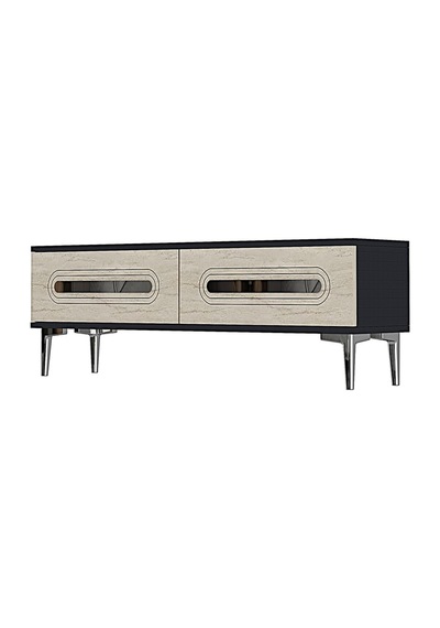Tsa1220ats - Ranytv120 Tv Stand, Tv Sehpası Antrasit - Traverten - Sılver 120cm Tsa1220ats - Ranytv120 Tv Stand, Tv Sehpası Antrasit - Traverten - Sılver 120cm