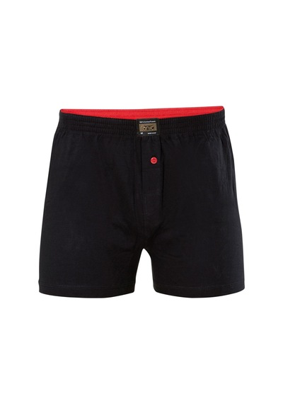 Anıt 1146 Erkek Düğmeli Penye Boxer Siyah