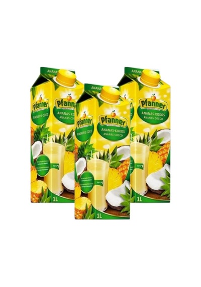 Pfanner Ananas-kokos Meyve Suyu 2 Lt X3