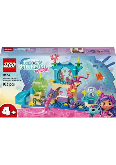 LEGO® Gabby’s Dollhouse Deniz Kızı Gabby’nin Akvaryum Macerası 11204 - 4 Yaş ve Üzeri Çocuklar için Okyanus Hayvanları İçeren Yaratıcı Oyuncak Yapım Seti (103 Parça) LEGO® Gabby’s Dollhouse Deniz Kızı Gabby’nin Akvaryum Macerası 11204 - 4 Yaş ve Üzeri Çocuklar için Okyanus Hayvanları İçeren Yaratıcı Oyuncak Yapım Seti (103 Parça)