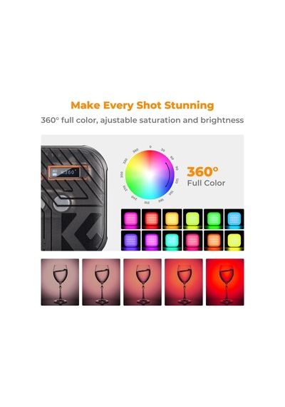 Pocket-size Rgb Led Video Light Mini Rgb Video Işığı