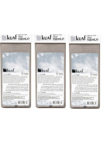 Kuaf Silver Kartuş Sir Ağda 100 ML x 3