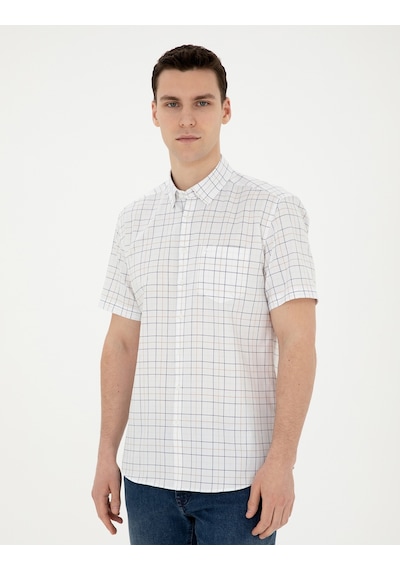 Pierre Cardin Erkek Lacivert Gömlek Kısa Kollu 50288739-vr033 Lacivert