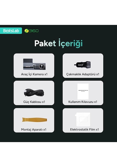 Hk40 Plus Araç İçi Kamera 4k, Dahili Gps, 5.8ghz Wi-fi