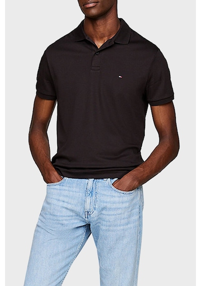 Tommy Hilfiger Erkek Polo Yaka T Shirt Mw0mw35585 Bds Siyah SIYAH Siyah