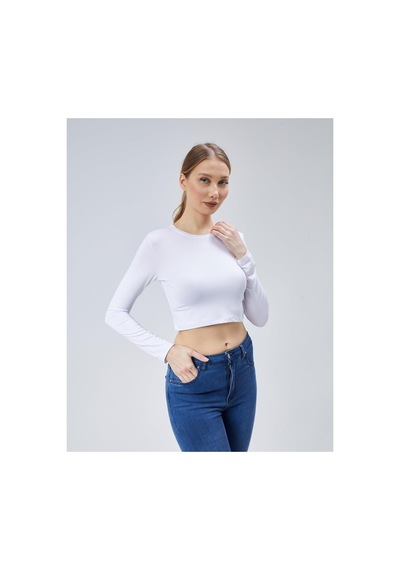 Virago 2'li Soft Touch Yuvarlak Yaka Crop Uzun Kol Bluz/body Beyaz - 687153485 Beyaz - 687153485 Beyaz Virago 2'li Soft Touch Yuvarlak Yaka Crop Uzun Kol Bluz/body Beyaz - 687153485 Beyaz - 687153485 Beyaz