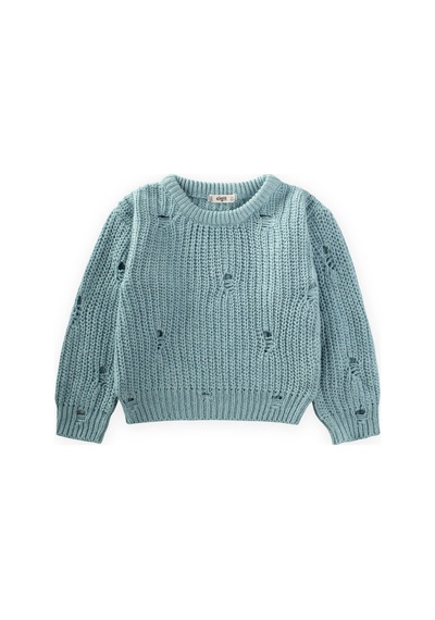 Cigit Selanik Triko Kazak 2-8 Yaş Mint Yeşili Mint Yeşili
