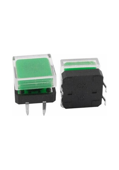 Tact Switch Kare Kapak İle Uyumlu Şeffaf Koruma Kılıfı