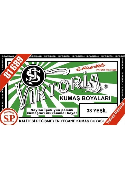 Viktoria Kumaş Boyası Yeşil