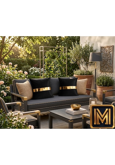 Kırlent 2 Dekoratif 4lü Set Takımı Modern Lüks Salon Koltuk Kanepe Yastık Gümüş Siyah Gizli Fermuarlı Trend Özel Çok Renkli