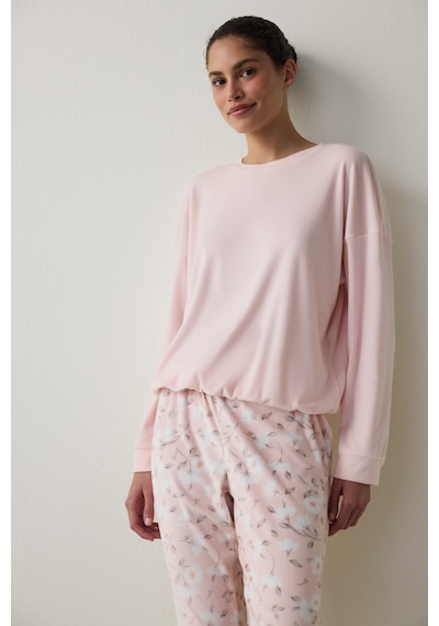 Penti Açık Pembe Ellie Termal Etkili Pijama Üstü Pn44