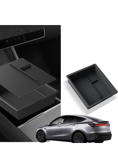 Tesla Juniper Orta Konsol Düzenleyici Siyah Üst Kapağı İle Alt Ve Üst 2 Parça