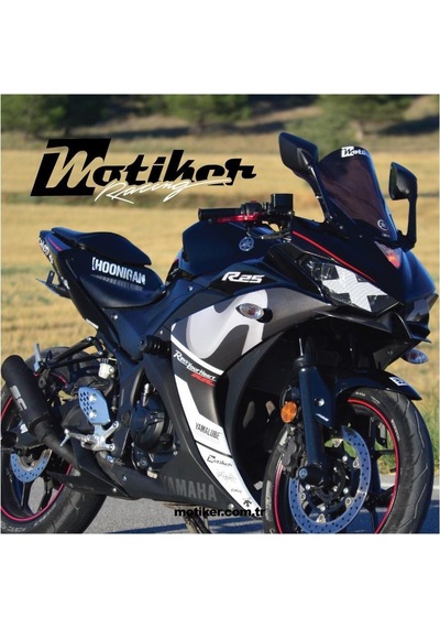Yamaha Yzf R25 Movistar Motosiklet Takım Sticker Etiket Modeli