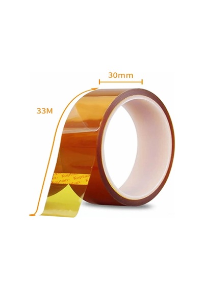 Kapton Bant 30mm X 30 Metre Yüksek Düşük Sıcaklık -73c 260c Termal Isıya Dayanıklı Güçlü