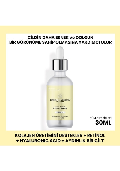 Bahar Babacan  Besleyici ve Nemlendirici Retinol Serum 30 ML