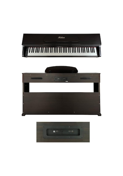 Midex Plx-190sr Dijital Piyano 88 Tuşlu Gül Ağacı Tuş Hassasiyetl