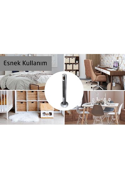 Koenıc KTF 100 Kule Tipi Vantilatör