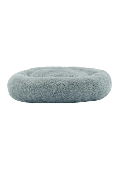 Large Model 65 Cm Puffy Kedi Köpek Yatağı Gri