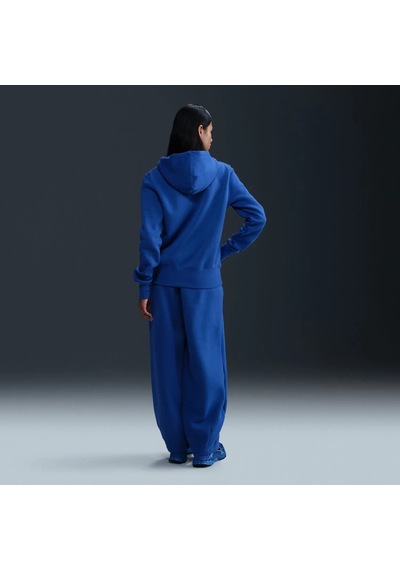 Nike Phoenix Fleece Fz Hoodie Normal Kalıp Kadın Sweatshirt-sportxstore Mavi