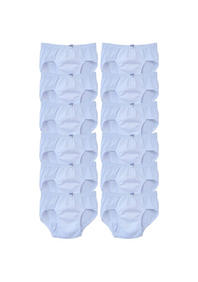 12 Li Seher Yıldızı Erkek Çocuk Slip Külot Beyaz 0037