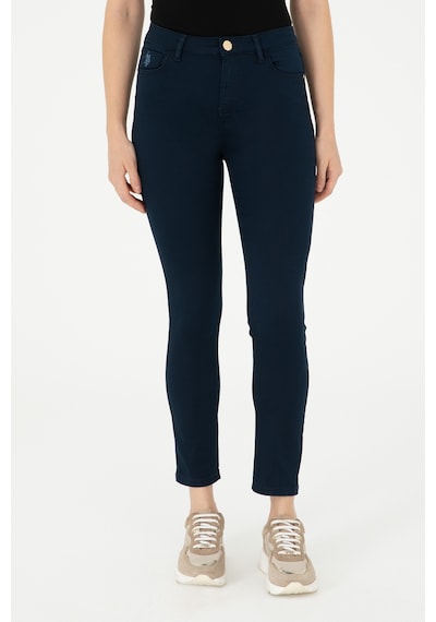 U.S. Polo Assn. Kadın Lacivert Toothpick Fit Kanvas Pantolon 50298498-VR033 U.S. Polo Assn. Kadın Lacivert Toothpick Fit Kanvas Pantolon 50298498-VR033