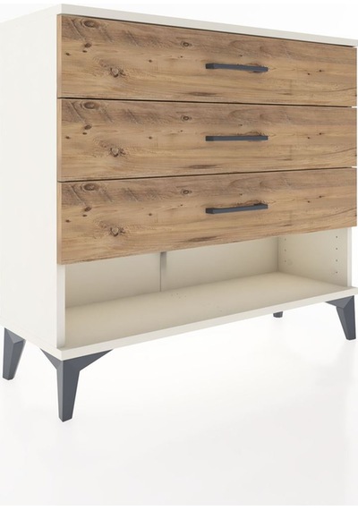 Arges Şifonyer 3 Çekmeceli 88x30x80 Aytaşı-çam Aytası