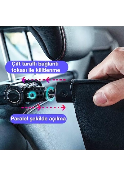 Coofbe Ergonomik Katlanabilir Araç Boyunluk Araç Yastığı Araç Kafalık Araç Uyku Yastığı Araba Seyahat Yastığı