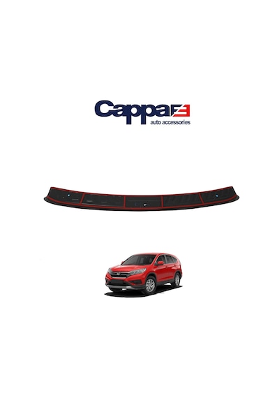 Cappafe Honda Cr-V Arka Tampon Eşiği Koruma Mat Siyah 2013-2018 N11.11253