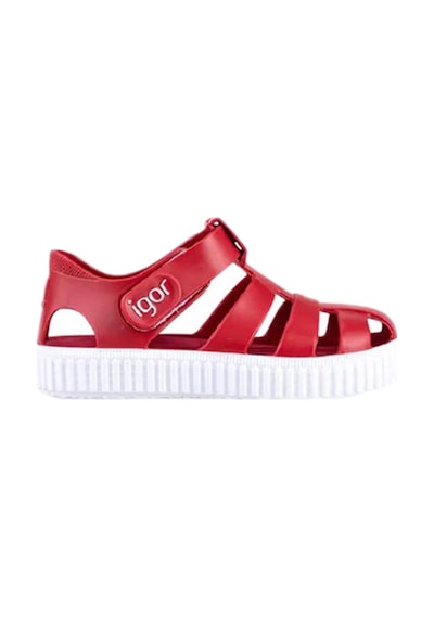 Igor Çocuk Cırtlı Sandalet S10289 Nıco 005-rojo