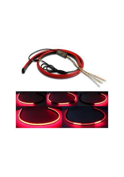 Audi A8 3.Stop Bagaj Üstü Arka Cam Led 90Cm Hareketli 6 Kablolu 4