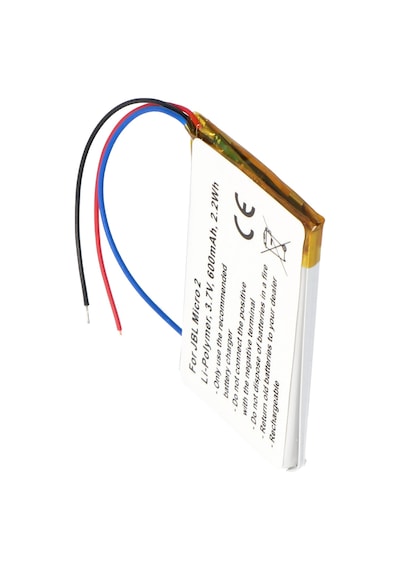 Jbl Micro 2, Li-polimer, 3.7v, 600mah, 2.2wh Pil