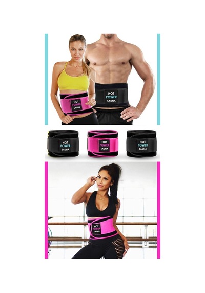 Hot Power Belt Technology Bel İncelme Kemeri Çok Renkli