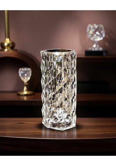 Romantik Kristal Gece Lambası Uczkristallambak2 Çok Renkli