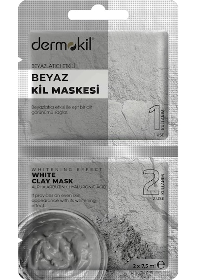 Beyazlatıcı Etkili Kil Maskesi 2x 7.5 Ml
