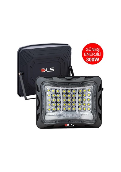 300w Güneş Enerjili Solar Led Projektör Harici Solar Panelli, 5 Metre Kablolu 502-300