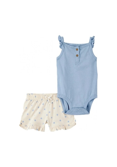 Carter's Kız Bebek Body Şort Set 1s523710 Renkli