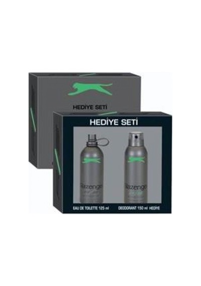 Slazenger Edt Erkek Parfüm  125 ML + Deo Active Sport Set Yeşil