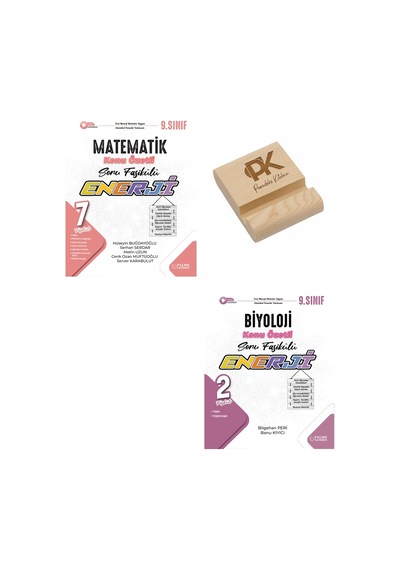Palme 9. Sınıf Enerji Matematik Ve Biyoloji Konu Özetli Soru Fasikülleri + Telefon Standı