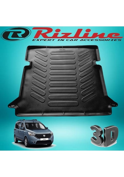 Dacia Dokker 3D Bagaj Havuzu Paspası 2013-2020 Arası Rizline N11.11484