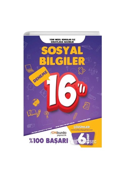 Onburda 6.sınıf Sosyal Bilgiler 16 Deneme