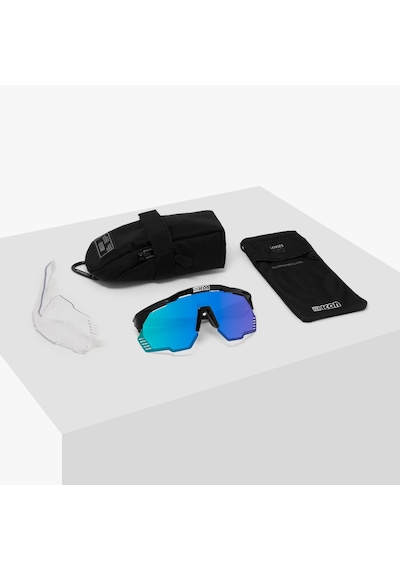 Scicon Aeroshade Kunken Parlak Kristal - Aynalı Mavi / Ey31030700 Şeffaf