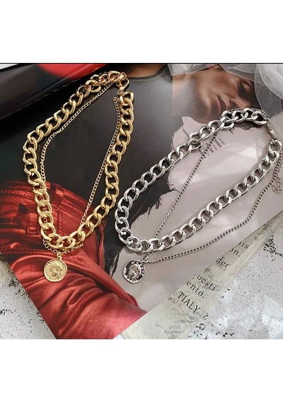 Girift Vintage Adorn Vintage Katmanlı Kolye Gold