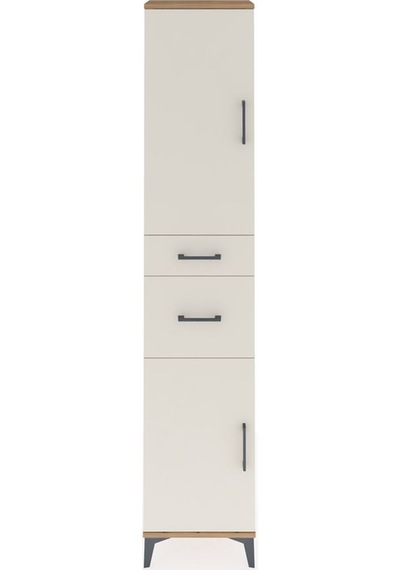 Arges Dolap 4 Raflı 2 Çekmeceli 2 Kapaklı 44x30x221 Çam-aytaşı Çam