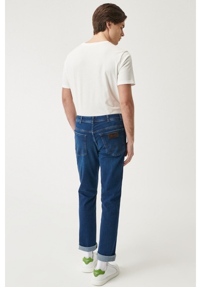 Wrangler Erkek Kot Pantolon W12SCV39X KOYU MAVİ Mavi