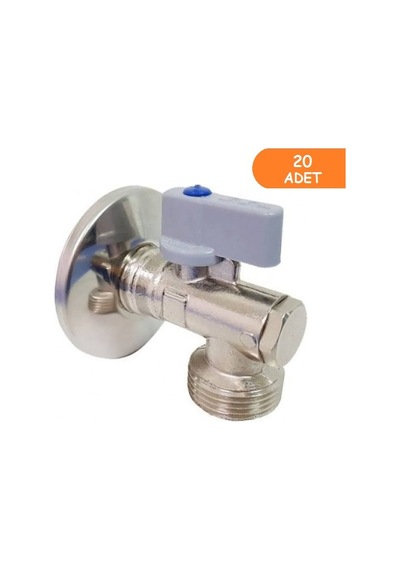 Eca Filtreli Çamaşır / Bulaşık Makinası Musluğu 1/2 20 Adet 602111059 Krom