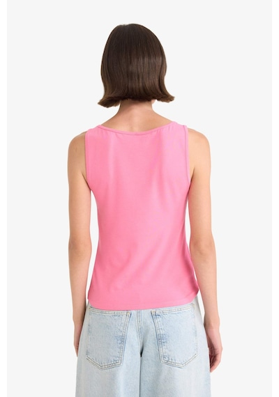 DeFacto Slim Fit Dar Kesim Basic Düz Yuvarlak Yaka Atlet I1059AZ25SMPN160