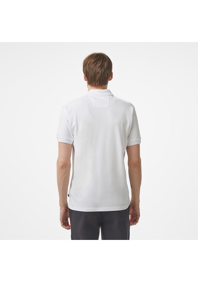 Nautica Erkek Beyaz Classic Fit Polo Yaka T-shirt Düz K55306t Beyaz