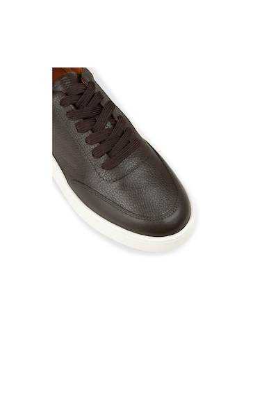 Deery Erkek Haki Hakiki Deri Sneaker Ayakkabı - 04406mhake01