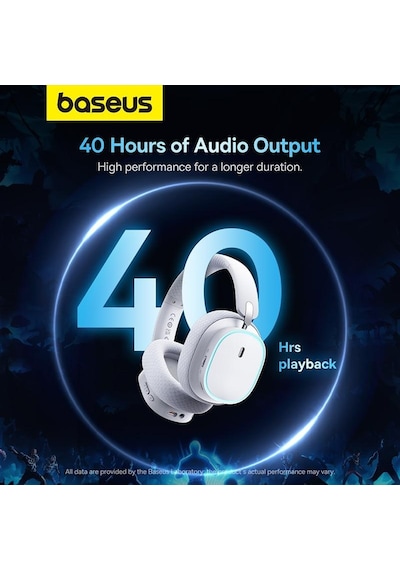 Baseus GH02 Mikrofonlu Kablosuz Oyun Kulak Üstü Kulaklık